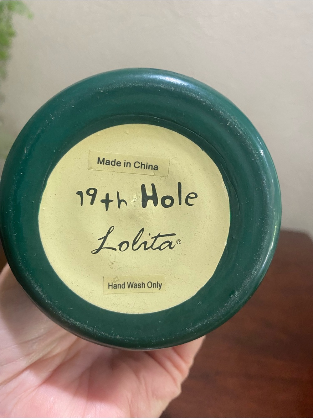 Lolita, Hand-Painted 19th Hole, Golf Cart Pilsner Glass - Picture 5 of 6